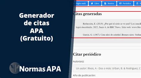 citas online|Generador de citas APA gratuito [Versión 2024]